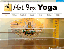 Tablet Screenshot of haywardyoga.com